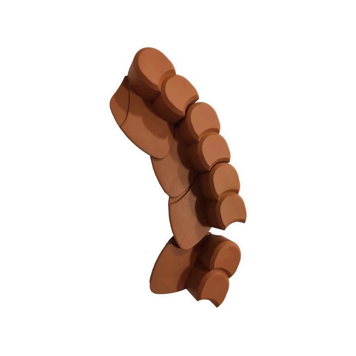 Градински бордюр Strend Pro IHAP1 Happy Grass Terracotta, 24 бр., 3,1 м
