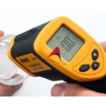 Termometru tip pistol digital cu infrarosu Laser , -50°C pana la +420°C Termometru tip pistol digital cu infrarosu Laser , -50°C pana la +420°C
