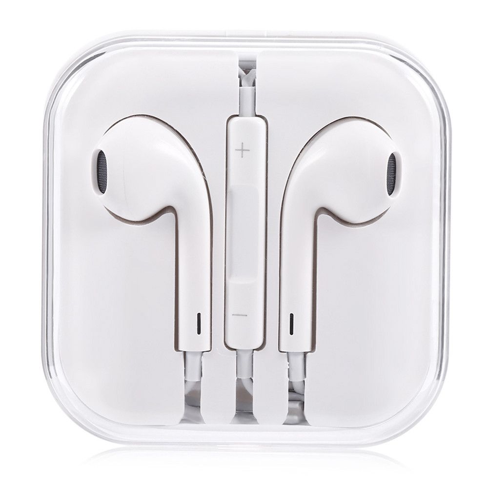 Casti high quality Bibilel cu microfon pentru iPhone, Jack 3.5mm, alb, BBL125