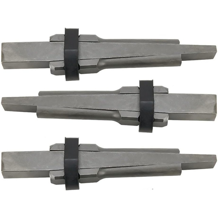 Set dalte pietre, 23 mm, pentru spart piatra, granit, beton, otel, 3 bucăți