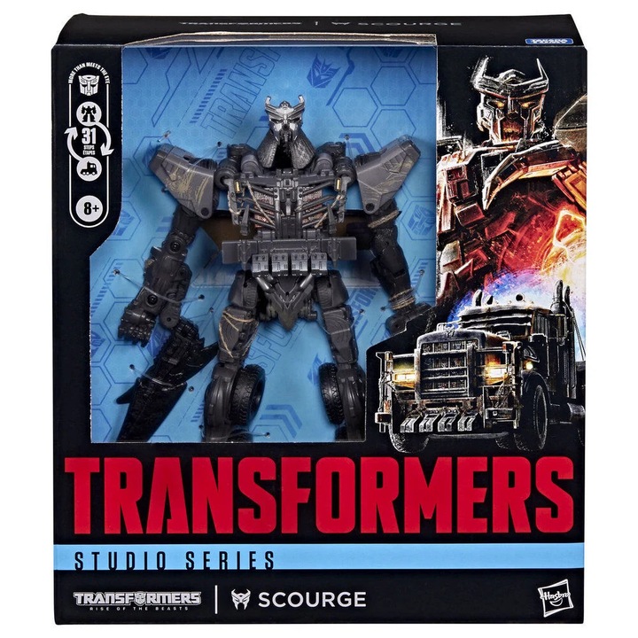 Фигурка Hasbro Transformers Studio Series Scourge, артикулирана, 21,5 см, многоцветна