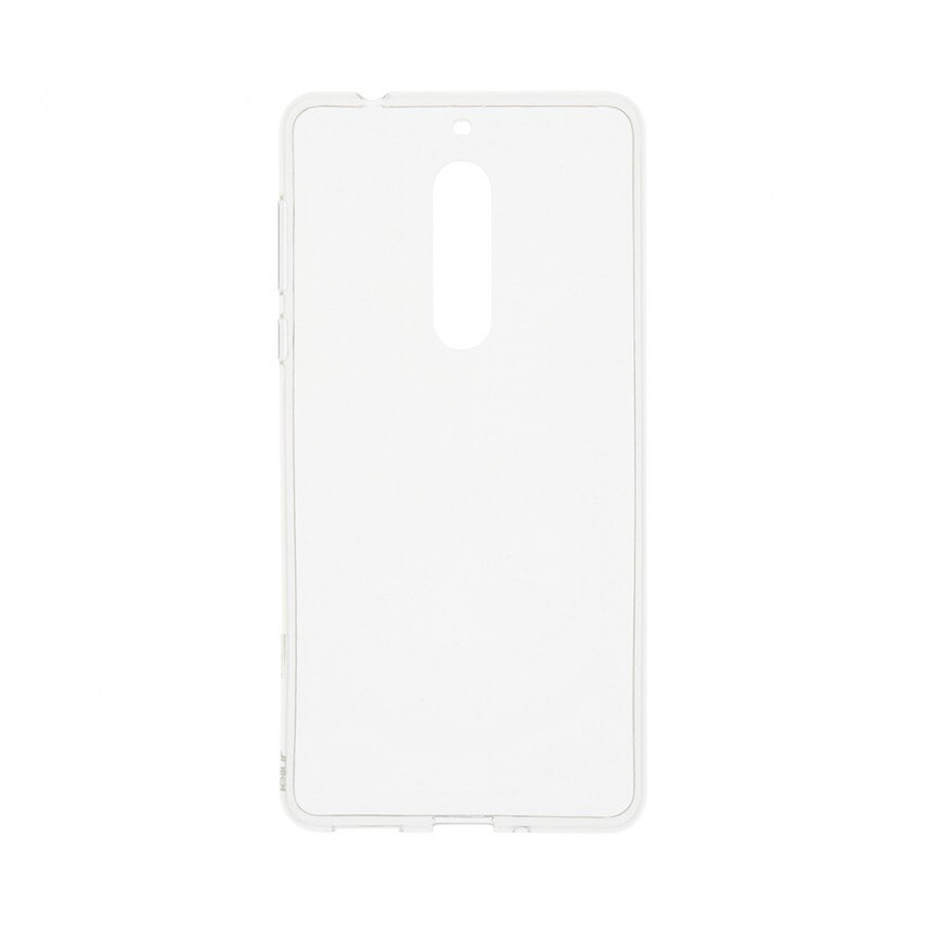 Pachet Husa telefon Nokia 5 Transparent - TLL121601 + Suport magnetic Tellur MCM3 pentru ventilatie, plastic, Negru
