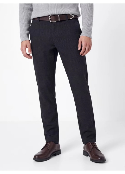 Jack & Jones Панталони чино, мъжки, с ниска талия, Slim fit, JPSTMARCO BOWIE, Тъмно морско синьо
