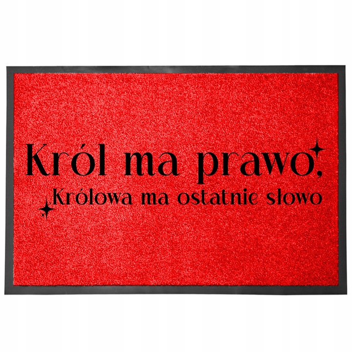 Входна Постелка Червена 40x60см - Модерен Стил, Декоративна