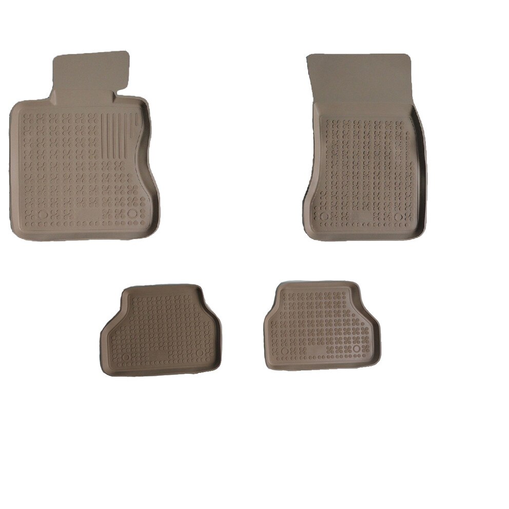 Covorase premium LUX BEJ interior cauciuc Bmw Seria 3 E90/E91 Sedan Station Wagon 2007