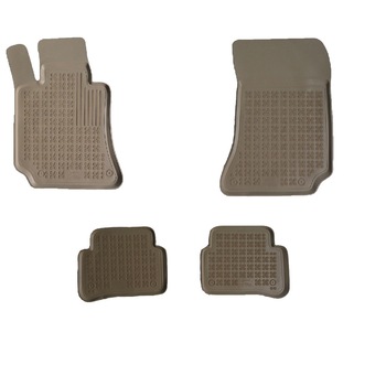 Covorase premium LUX BEJ interior cauciuc Mercedes W211 2002-2009 Covorase premium LUX BEJ interior cauciuc Mercedes W211 2002-2009