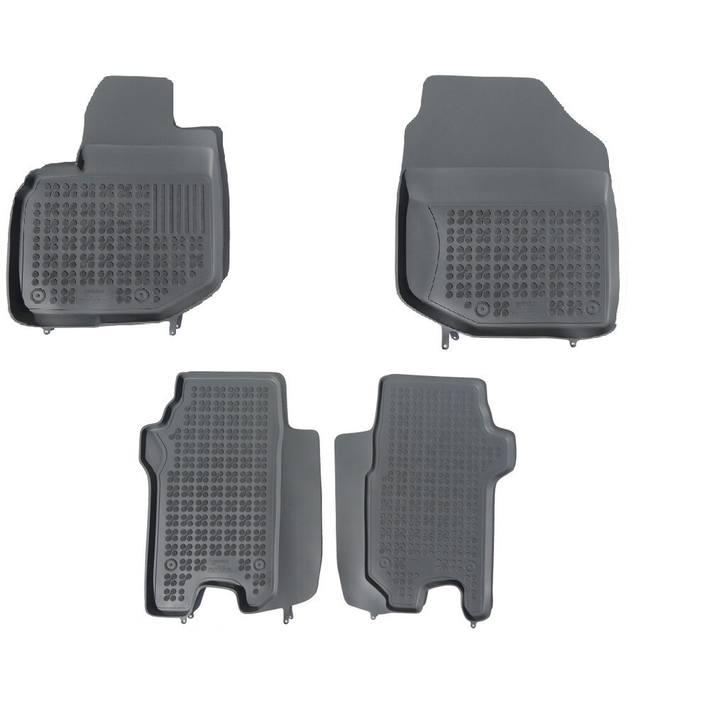 Covorase premium LUX GRI interior cauciuc Honda Jazz II dupa 2008