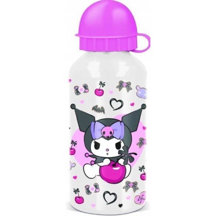 Бутилка Алуминий Kuromi Hello Kitty 400ml Без BPA