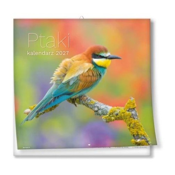 Calendar de perete album Avanti Ptaki 2027 (805618), multicolor