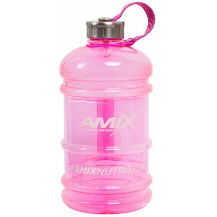 Sticla Apa Amix 2.2L Roz - Antrenament Perfect Hidratat