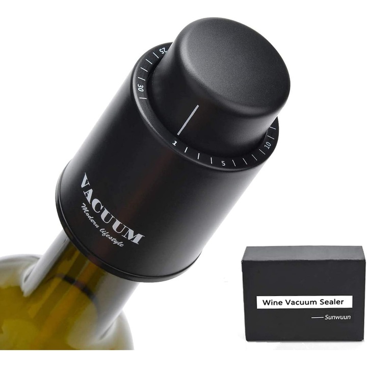 [Set de 2] Dopuri de vin, dopuri de vin vidate autentice, conservatoare de vin reutilizabile, dopuri de vin pentru a pastra vinul proaspat, cele mai bune cadouri pentru iubitorii de vin, cadouri de Craciun