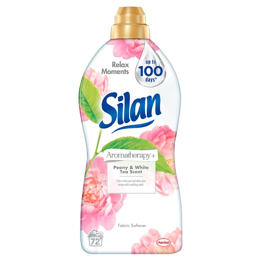 Balsam de rufe Silan AromaTherapy, Peony & White Tea Scent, 1.8L