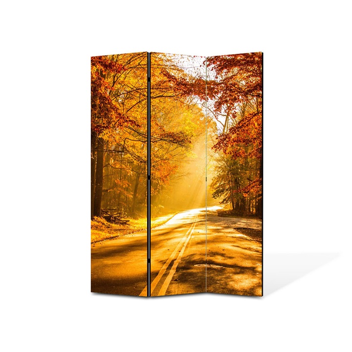 Paravan de Camera ArtDeco din 3 Panouri Peisaj Serendipity 105 x 150 cm