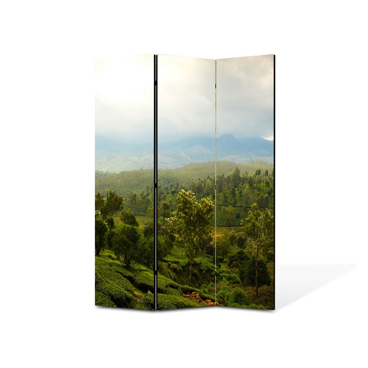 Paravan de Camera ArtDeco din 3 Panouri Peisaj Vietnam 135 x 180 cm