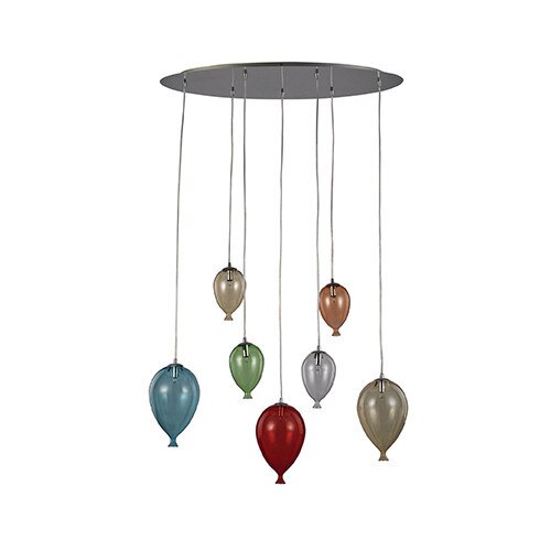 Lustra,CLOWN SP7, IDEAL LUX ,color