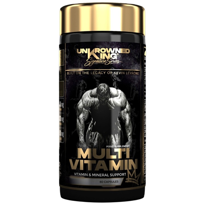 Supliment alimentar UnKrowned King by Kevin Levrone Multi Vitamin Daily Vitamin and Mineral Support, 60 capsule