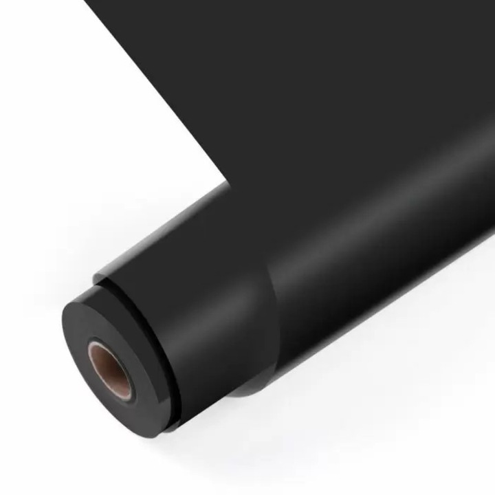 Vinyl adeziv permanent, negru mat, 30, 5 x 180 cm, LOKLiK