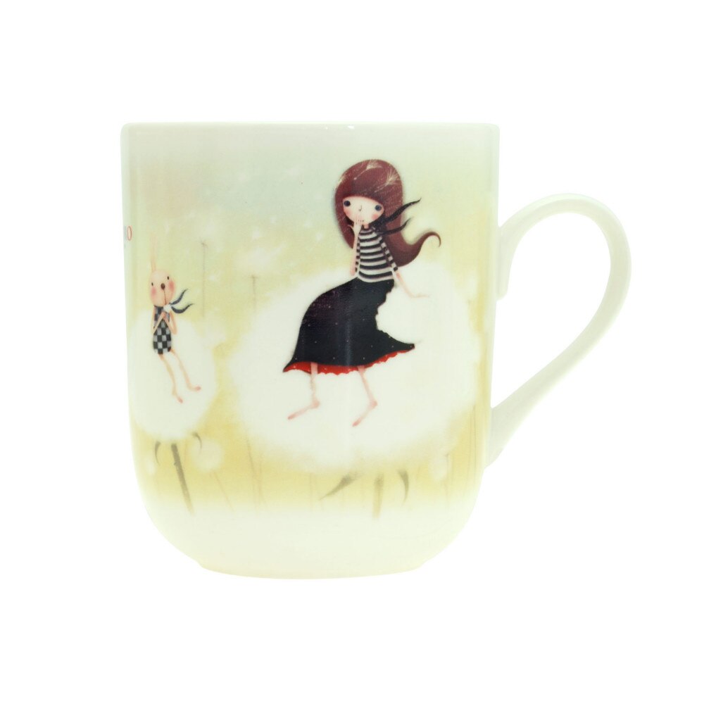 Cana portelan Kori Kumi - Blowing Kisses - 8.5cm diameter x 10cm