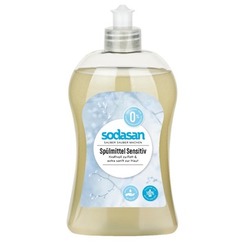 Detergent lichid ecologic pentru vase sensitiv 500 ml SODASAN Detergent lichid ecologic pentru vase sensitiv 500 ml SODASAN