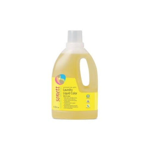Detergent Ecologic Lichid Pt. Rufe Colorate - Menta Si Lamaie 1.5l Sonett