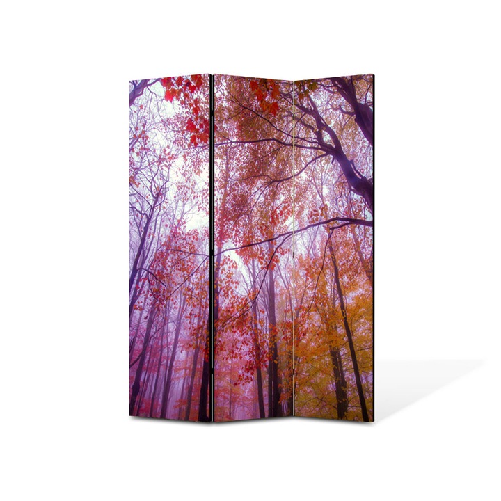 Paravan de Camera ArtDeco din 3 Panouri Peisaj Maretie 135 x 180 cm