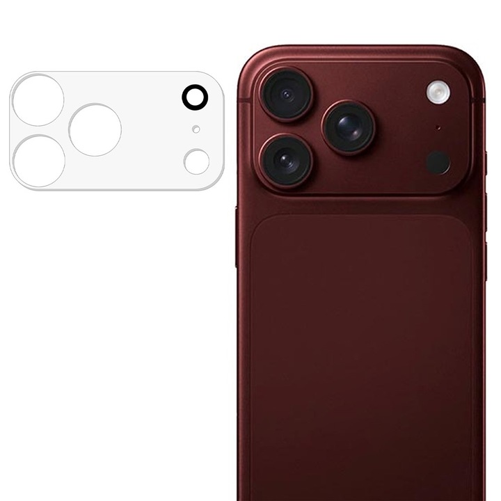 Protector de Sticlă pentru Cameră iPhone 18 Pro, Transparent