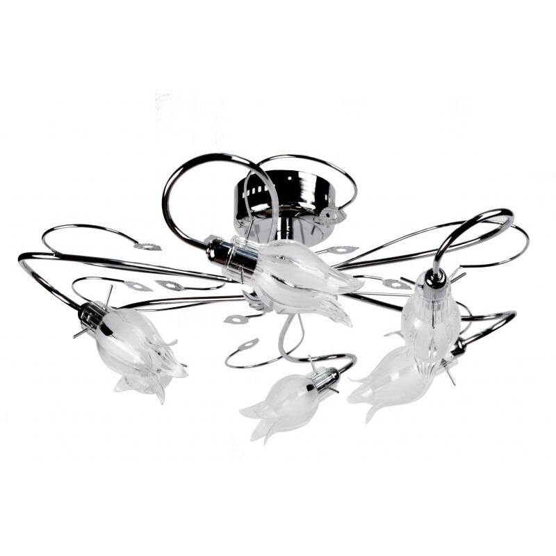 Lustra, Lumexx, Nilüfer 5 , Suprafata cromata , 5xE14 Max 60 W