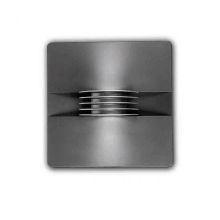 Aplica exterior, LED, Lutec Split 1879GR, 9W, 4000K