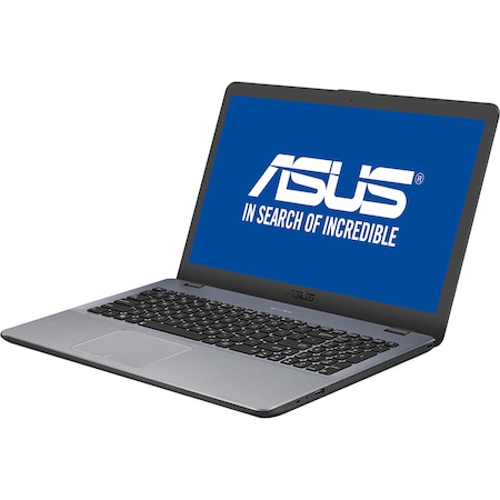 Laptop ASUS VivoBook 15 X542UA cu procesor Intel® Core™ i5-8250U pana la 3.40 GHz, Kaby Lake R, 15.6", Full HD, 8GB, 1TB, Intel® UHD Graphics 620, Endless OS, Grey