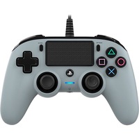 Controller Nacon Wired Compact Color Edition Silver Ps4