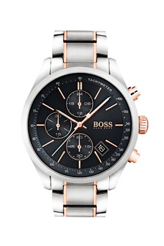 boss hugo boss ceas cronograf cu bratara metalica grand prix argintiu imagen 2_0_
0
