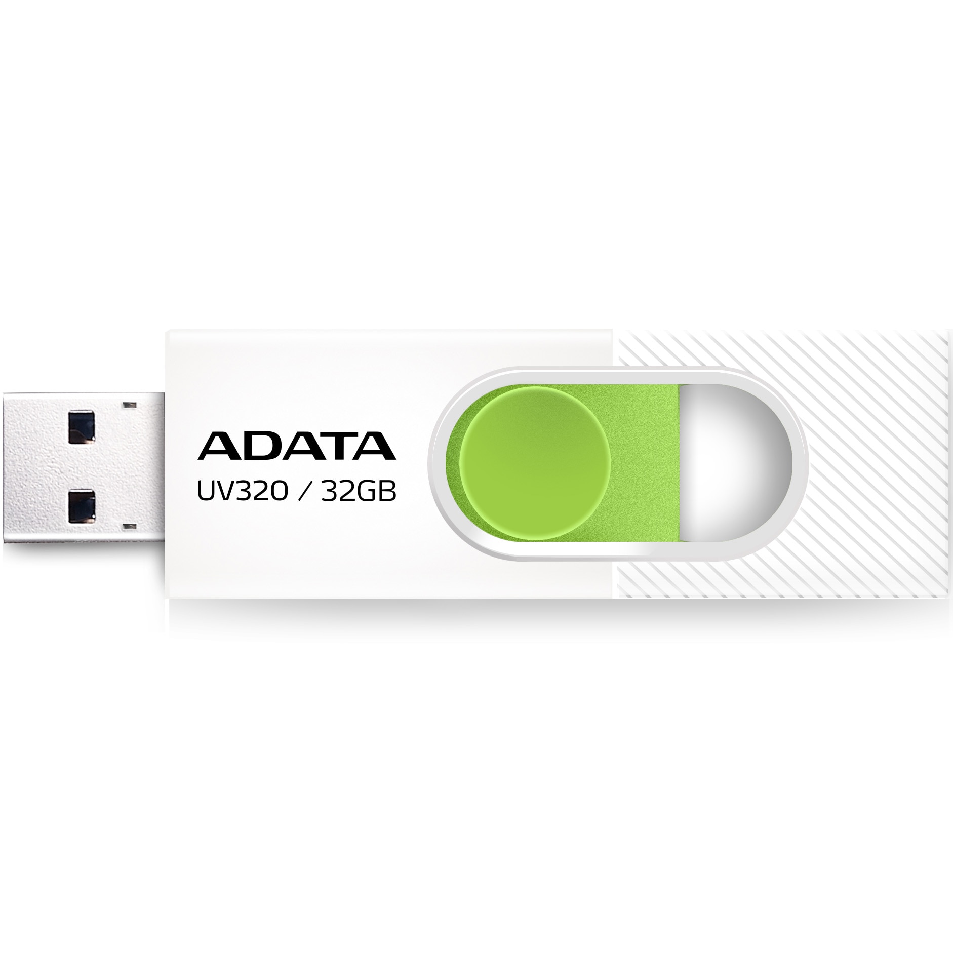 Memorie USB ADATA UV320, 32GB, USB 3.2 Gen 1, Alb/Verde