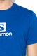 Salomon, Tricou cu imprimeu logo Surf The Web, Albastru, S