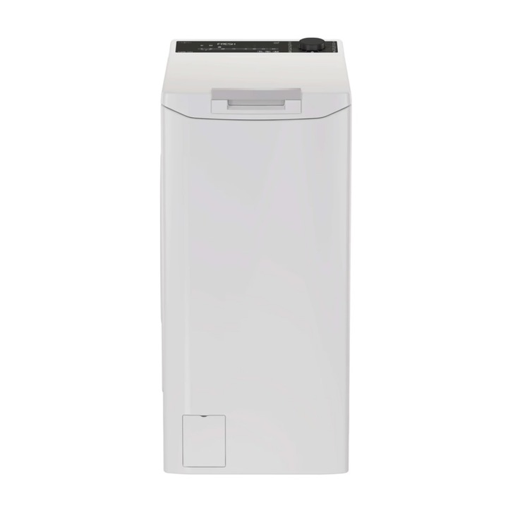 Masina de spalat rufe verticala Haier THASN286TM5P-S, Slim, Wi-Fi, Aburi, Drum Clean, Push&Open, Start intarziat, Senzor greutate, 16 programe, 8 kg, 1200 rpm, Clasa A, Alba