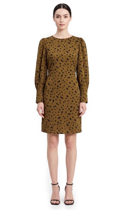 Дамска рокля Vero Moda Calina полиестер каки, XS INTL