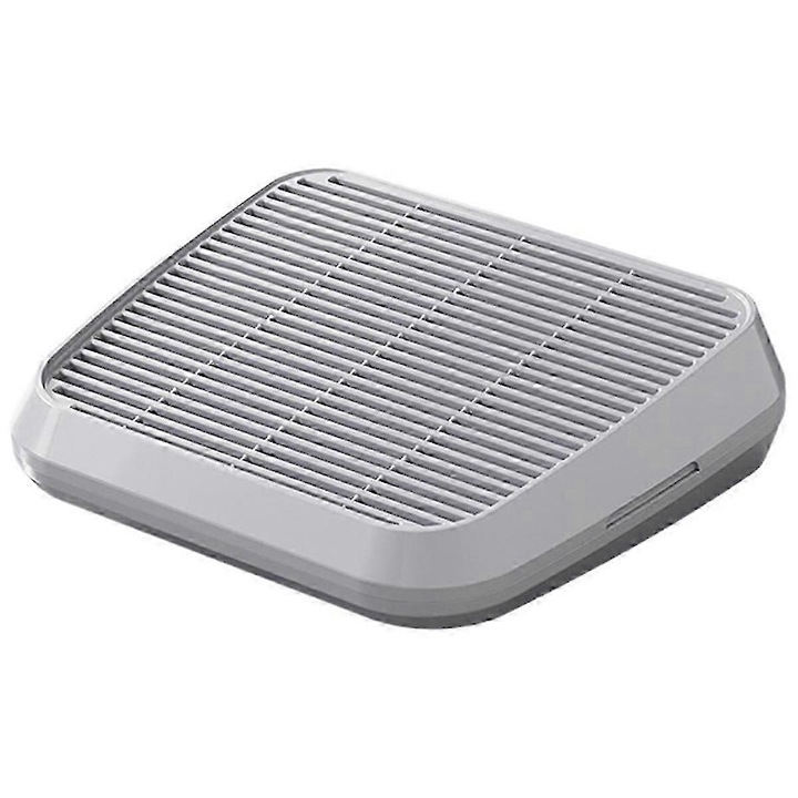 Колекторна постелка за котешка тоалетна CJ-FRG-K0563-20260902-165, ABS с двоен филтър, рампа за достъп за възрастни котки, противоплъзгаща, разглобяема, светлосив