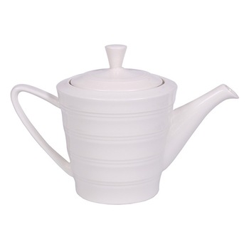 Ceainic portelan, Luigi Ferrero Corinna, 1000 ml, Alb Ceainic portelan, Luigi Ferrero Corinna, 1000 ml, Alb