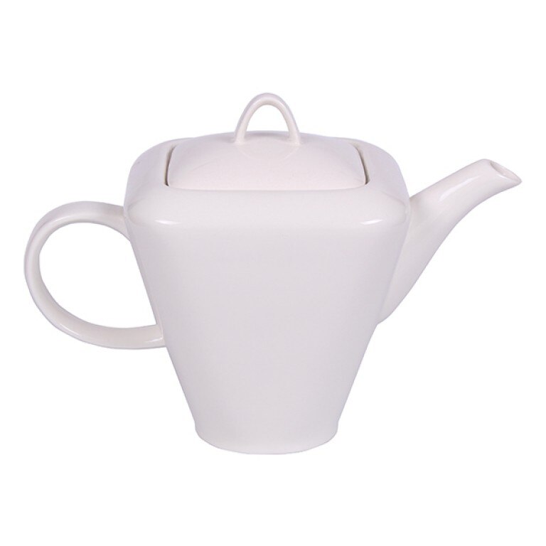 Ceainic portelan, Luigi Ferrero Corinna, 1100 ml, Alb