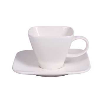 Ceasca cu farfurioara Luigi Ferrero Corinna, Portelan, 220 ml, Alb Ceasca cu farfurioara Luigi Ferrero Corinna, Portelan, 220 ml, Alb