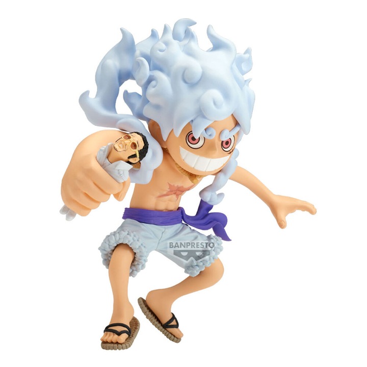 One Piece Monkey D. Luffy срещу Borsalino Mega World Колекционерска фигурка 13см