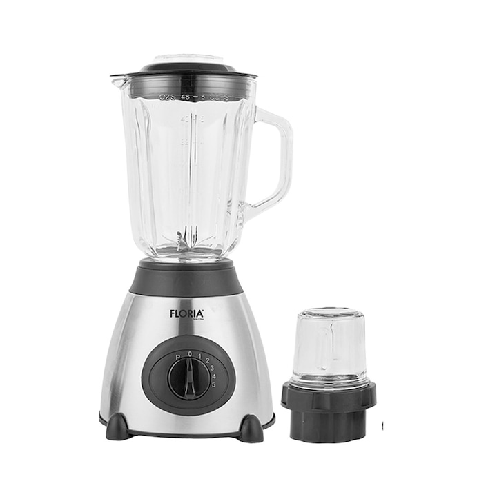 Blender cu 3 recipiente, Sencor, 1500 W, 7 programe, Violet