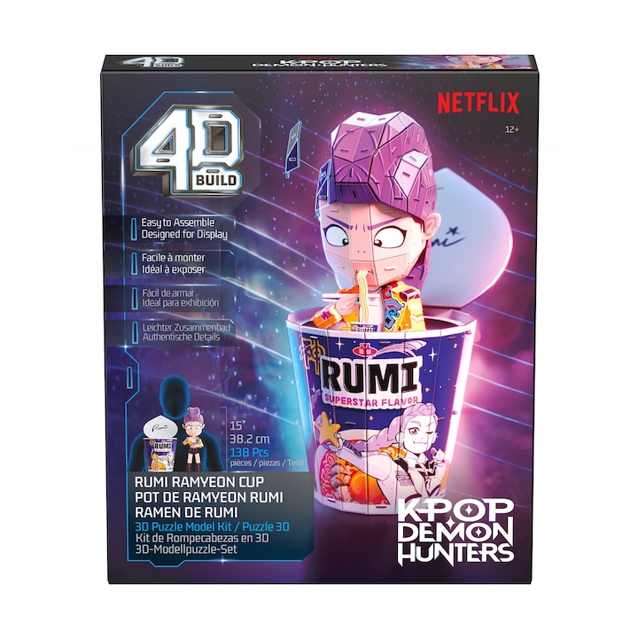 Spin Master 4D Built: KPop Demon Hunters - Rumi Ramyeon Cup (607588)