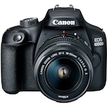 Фотоапарат DSLR Canon EOS 4000D,18.0 MP, Черен + Обектив EF-S 18-55 мм F/3.5-5.6 III Черен