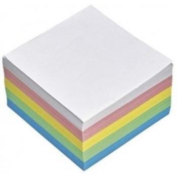 Cub hartie color 9x9cm 400/set Cub hartie color 9x9cm 400/set