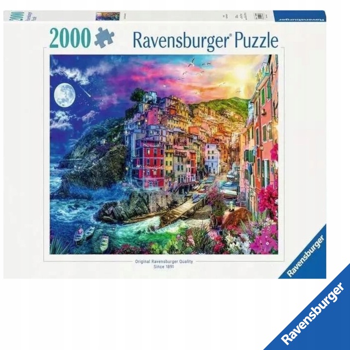 Пъзел Ravensburger 2000 части - Феерия от цветове в Чинкуе Тере