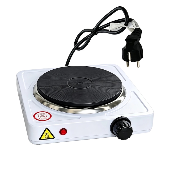 Plita electrica, Medion, 2000 W, negru/alb