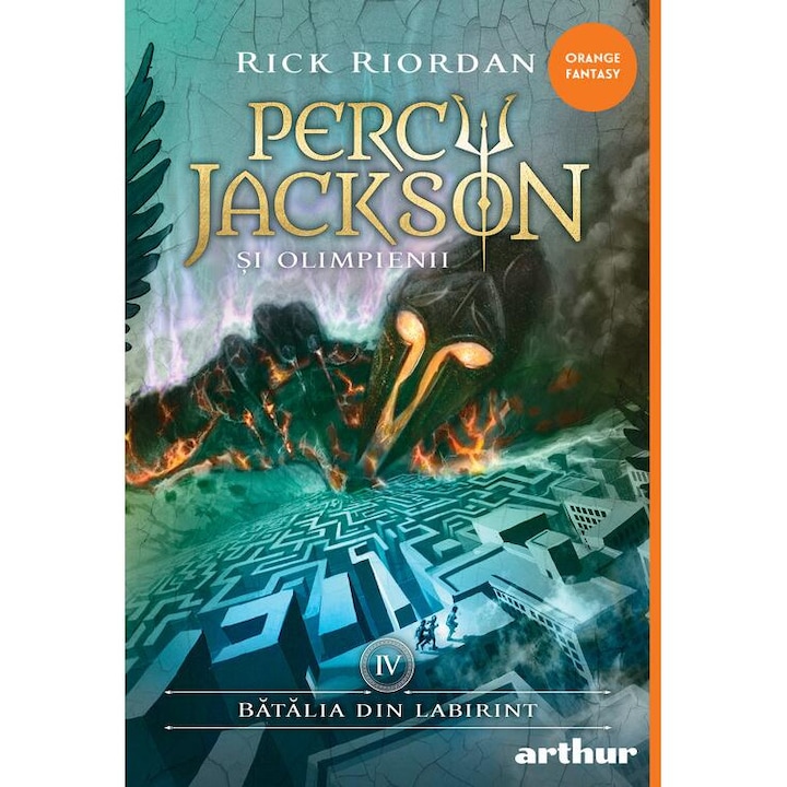 Percy Jackson #4. Batalia din labirint, Rick Riordan, Orange Fantasy