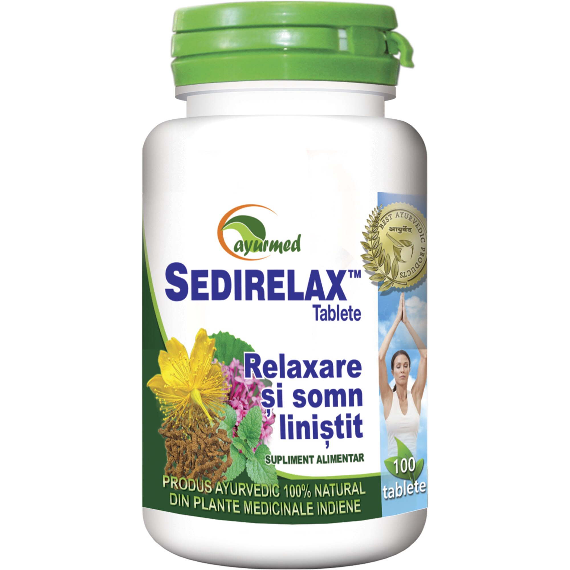 Supliment alimentar SEDIRELAX 100 tablete