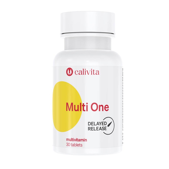 Multi One CaliFornia Fitness CaliVita (30 tablete) complex de 27 vitamine si minerale