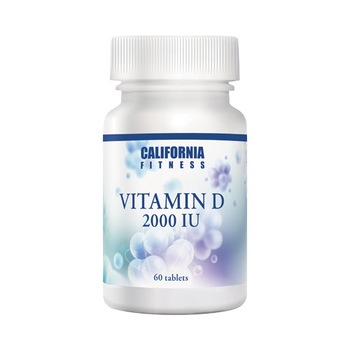 Vitamin D CaliFornia Fitness CaliVita (60 tablete) supliment alimentar cu vitamina D Vitamin D CaliFornia Fitness CaliVita (60 tablete) supliment alimentar cu vitamina D